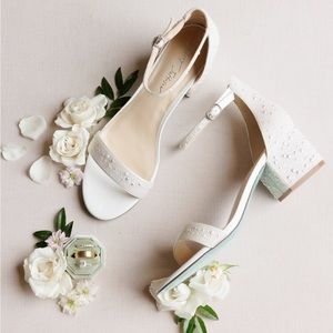 Betsey Johnson Mari Ivory Sandal Heel Size 9.5